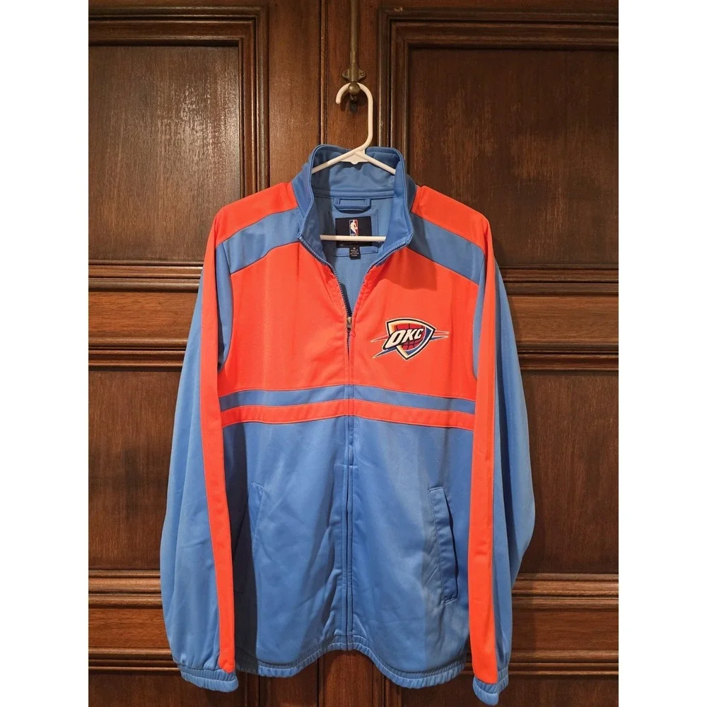 GIII Sports by Carl Banks NBA OKC Thunder Track Jacket M